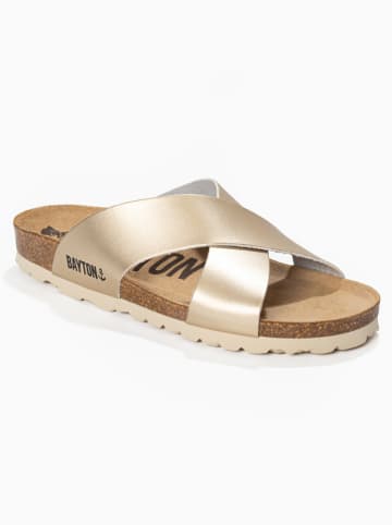 BAYTON Pantoletten "Gomera" in Gold