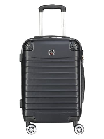 Canadian Peak Hardcase-trolley "Shockeak" zwart - (B)34 x (H)53 x (D)21 cm