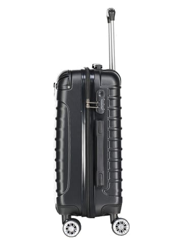 Canadian Peak Hardcase-trolley "Shockeak" zwart - (B)34 x (H)53 x (D)21 cm
