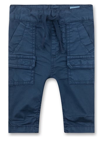 Sanetta Kidswear Bojówki w kolorze granatowym