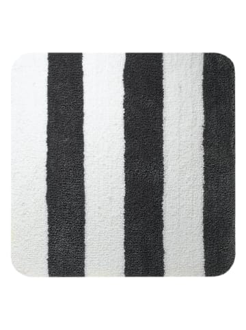 Sealskin Badmat "Linje" grijs/wit - (L)60 x (B)60 cm