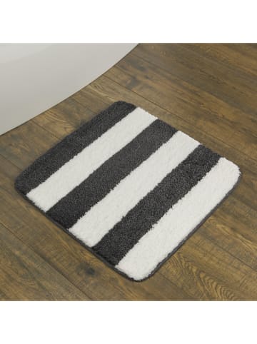 Sealskin Badmat "Linje" grijs/wit - (L)60 x (B)60 cm