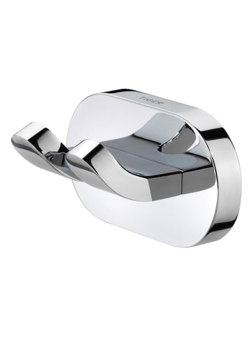 Tiger Wandhaak zilverkleurig - (B)7 x (H)4 cm