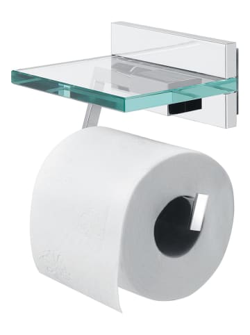 Tiger Toilettenpapierhalter "Safira in Silber/ Transparent