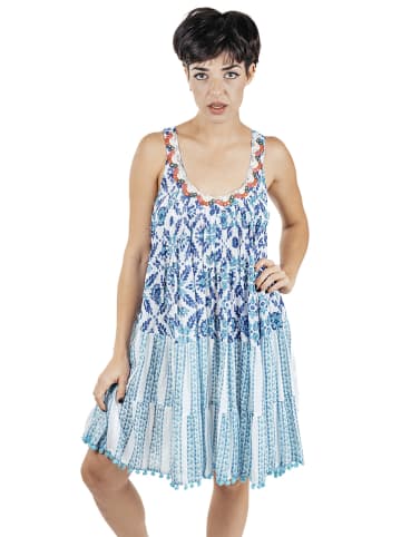 Isla Bonita by SIGRIS Kleid in Hellblau/ Blau
