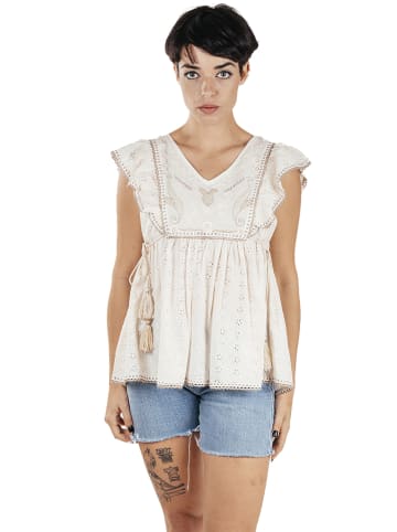 Isla Bonita by SIGRIS Blusentop in Creme
