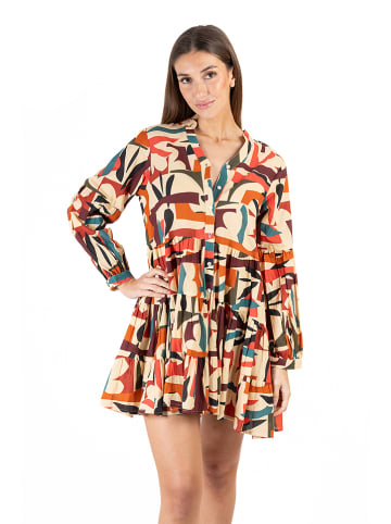 Isla Bonita by SIGRIS Kleid in Beige/ Bunt