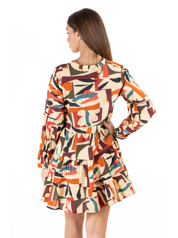 Isla Bonita by SIGRIS Kleid in Beige/ Bunt