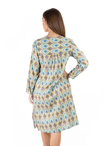 Isla Bonita by SIGRIS Kleid in Türkis/ Khaki