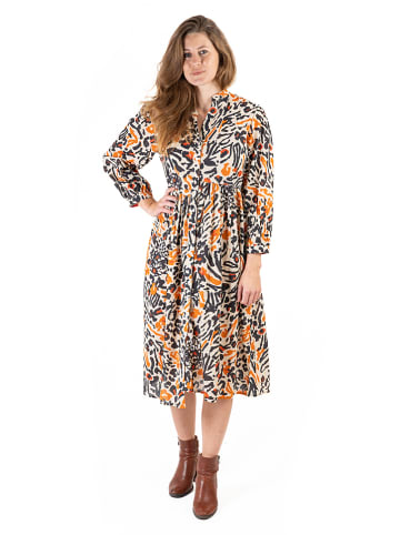 Isla Bonita by SIGRIS Kleid in Creme/ Schwarz