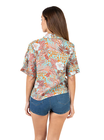 Isla Bonita by SIGRIS Blouse turquoise/oranje