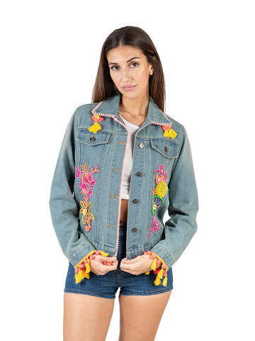 Isla Bonita by SIGRIS Jeansjacke in Hellblau