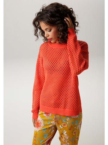 Aniston Pullover in Orange