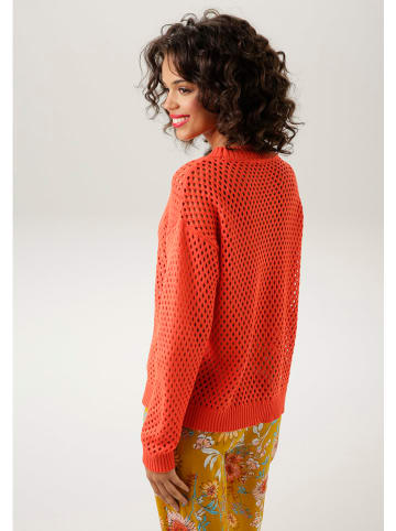 Aniston Pullover in Orange