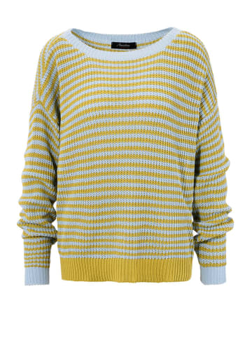Aniston Sweter w kolorze błękitno-żółtym