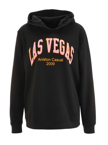 Aniston Hoodie in Schwarz