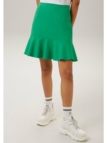 Aniston Spódnica w kolorze zielonym