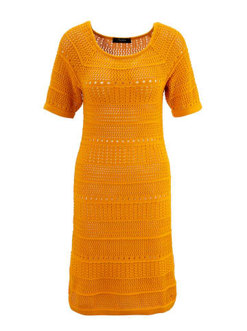 Aniston Gebreide jurk oranje