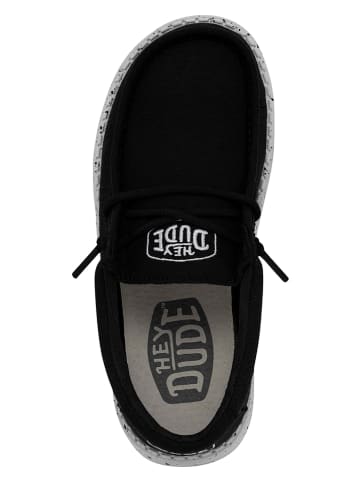 Hey Dude Slipper "Wally" in Schwarz