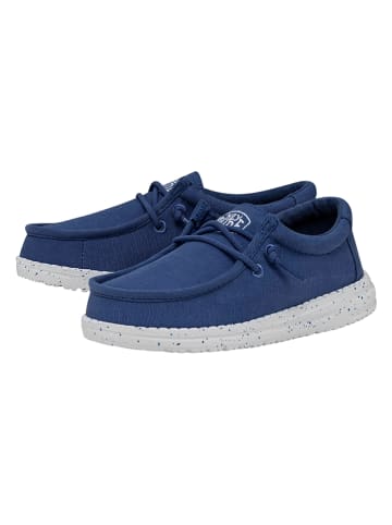 Hey Dude Slippper "Wally" in Blau