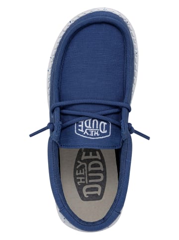 Hey Dude Slippper "Wally" in Blau