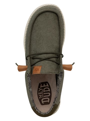 Hey Dude Slipper "Wally Corduroy" in Khaki