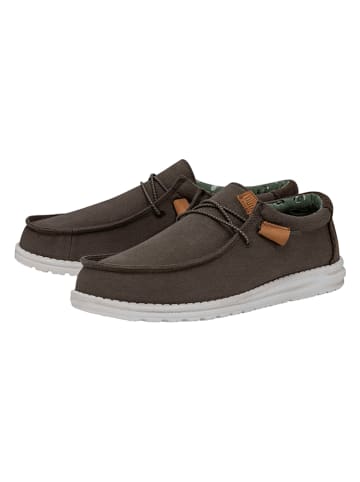 Hey Dude Slippersy "Wally Workwear" w kolorze khaki