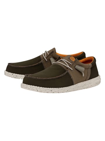 Hey Dude Slippersy "Wally Tri" w kolorze khaki