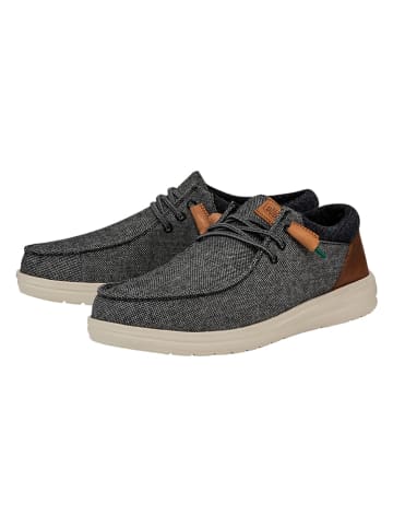 Hey Dude Instappers "Wally Grip Wool" antraciet