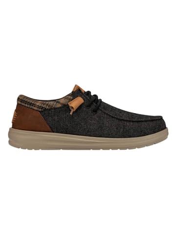 Hey Dude Slipper "Wally Grip Wool" in Braun