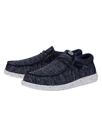 Hey Dude Slippersy "Wally Sport Knit" w kolorze niebieskim