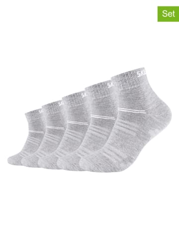 Skechers 5er-Set: Socken in Grau