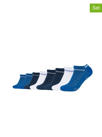 Skechers 8-delige set: sokken grijs/wit/blauw