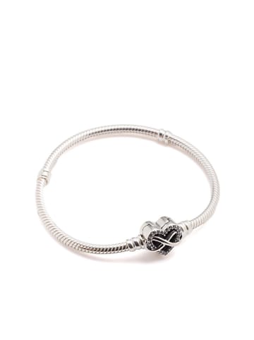 Pandora Srebrna bransoletka "Family Forever And Always"