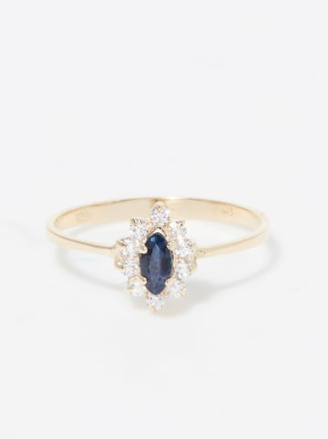 OR ÉCLAT Gold-Ring "Vera" mit Edelsteinen