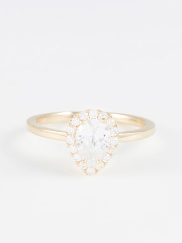 L'OR by Diamanta Gold-Ring "Greenwich" mit Zirkonias