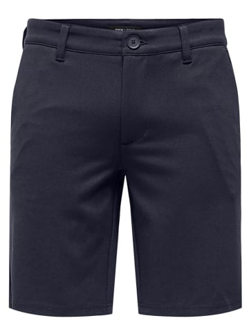 ONLY & SONS Szorty chino w kolorze granatowym