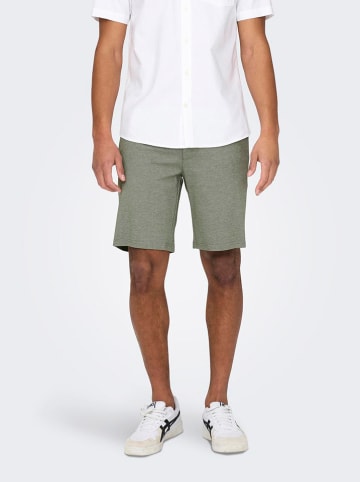 ONLY & SONS Szorty chino w kolorze khaki