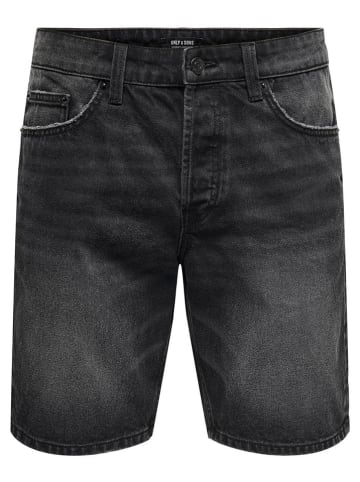 ONLY & SONS Spijkershort zwart