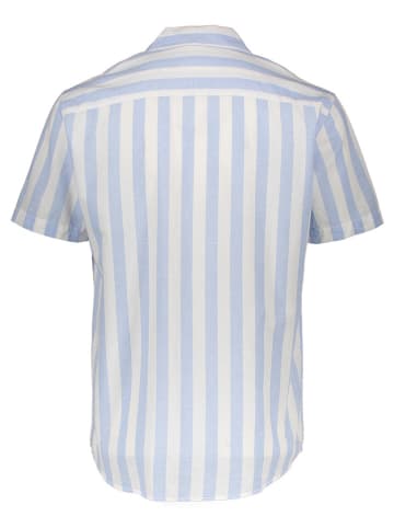 SELECTED HOMME Hemd in Hellblau/ Weiß