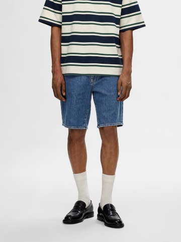 SELECTED HOMME Jeans-Shorts in Blau