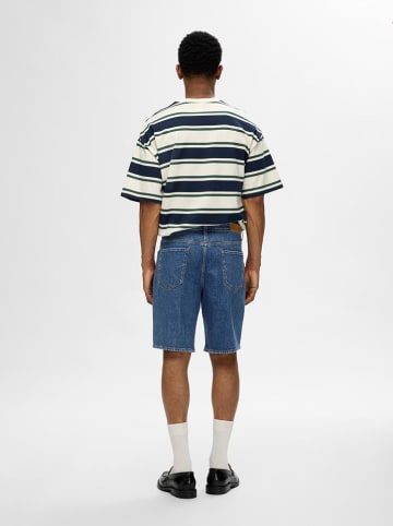 SELECTED HOMME Jeans-Shorts in Blau
