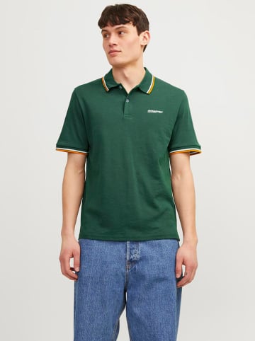 Jack & Jones Koszulki polo (2 szt.) w kolorze granatowym i zielonym