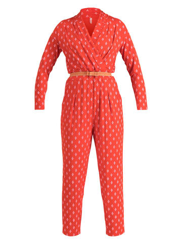 Blutsgeschwister Jumpsuit "The Coolest on Earth" in Rot