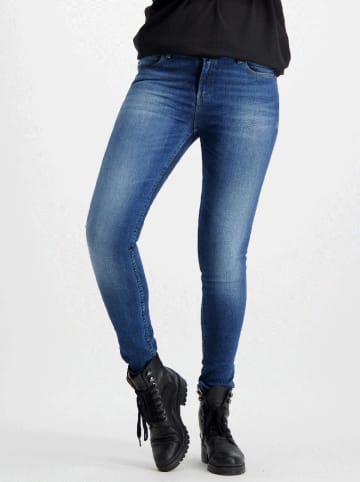 Cars Jeans Spijkerbroek "Clary" - skinny fit - donkerblauw