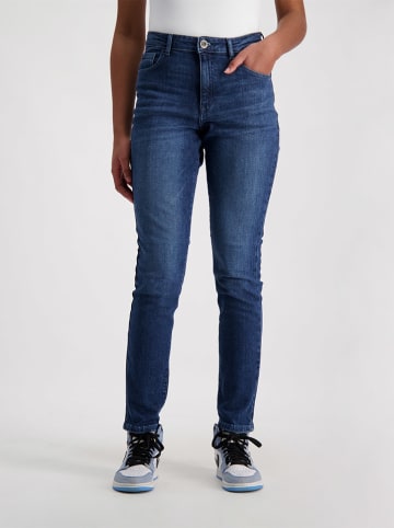 Cars Jeans Spijkerbroek "Isalie" - regular fit - donkerblauw
