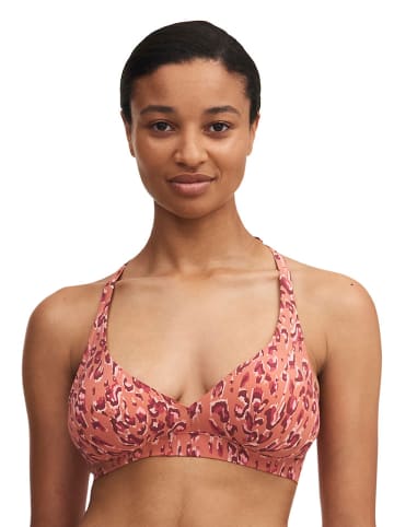 Chantelle Bikini-Oberteil in Orange/ Rosa
