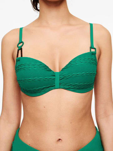 Chantelle Biustonosz bikini w kolorze zielonym