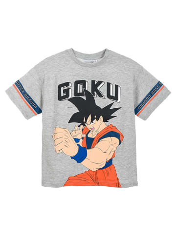 Dragon Ball Z Koszulka "Dragon Ball Super" w kolorze szarym ze wzorem