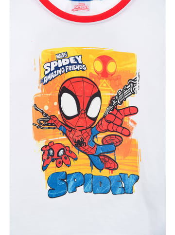 Spiderman Koszulka "Spidey i super-kumple" w kolorze biało-czerwonym ze wzorem